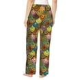 thumbnail image 3 of Balery Colorful Circle print Women's Pajama Pants,Ultra Lightweight Pjs,Lounge Pant-Small, 3 of 9