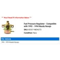 thumbnail image 2 of Fuel Pressure Regulator - Compatible with 1992 - 1994 Mazda Navajo 1993, 2 of 2