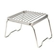 thumbnail image 2 of Soporte plegable para estufa con parrilla para fogatas, usos múltiples, soporte para quemador de parrilla para fogata, para senderismo, patio trasero, kusrkot Parrilla plegable para fogatas, 2 of 8