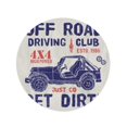 thumbnail image 2 of KDAGR 60 inch Round Beach Towel Blanket 4Wd Offroad Driving Club SUV Car Graphics 4X4 Auto Travel Circle Circular Towels Mat Tapestry Beach Throw, 2 of 2