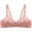 Pink, variant on Sevevn Women's Non Steel Ring Style Printed Gathered Middle Button Breathable Underwear Daily Bra Beige M Holiday Gift Finder