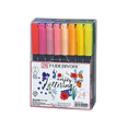 thumbnail image 3 of Kuretake Zig Fudebiyori Brush Pen Set, 6-Colors, 3 of 7