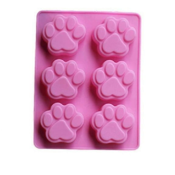 Dog and Puppy Paw Prints Decorating Silicone Mold | Bakell