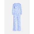 thumbnail image 4 of Joyspun Women's Essential Sleep Top and Pants, 2-Piece Pajama Set, Sizes XS-3X, 4 of 4