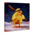 thumbnail image 3 of Stupell Industries Chick With Sticks Skiing Canvas Wall Art design by Lucia Heffernan, 24 x 24, 3 of 7