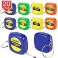 thumbnail image 2 of PROLOSO Porte-Clés à Mesurer Rétractable Lot de 20 pour Enfants et Adultes 1m/3 Pieds, 2 of 4