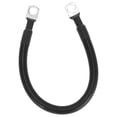 thumbnail image 1 of Cables de batería de inversor de 2 AWG de 3/8" Lug, cobre estañado, 1 pieza, negro, 1 pie, 1 of 7