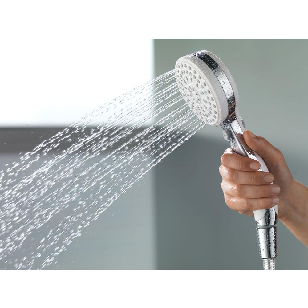 Delta Faucet 75821CWC ActivTouch® 9-Setting Hand Shower, Chrome & White - image 4 of 7