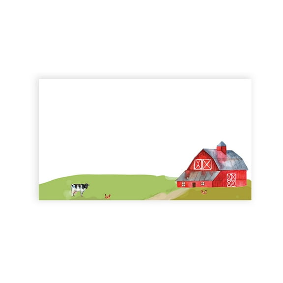 Koyal Wholesale Barn Farm Place Cards for Wedding Party Tables, Seating Name Place Cards for Holders, 60 Pack