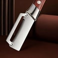 thumbnail image 3 of Multi Functional Stainless Steel Vegetable Peeler with Solid Wood Handle, 7.48 Inch Sharp Vegetable Fruit Peeler for Thick & Thin Skin Kitchen Daily Use (3pcs), 3 of 6