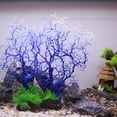 thumbnail image 3 of Unique Bargains 1 Pcs Colorful Coral Reef Decor Mini Faux Coral Decor for Aquarium Decorations Blue White 33.5x26.7cm, 3 of 7