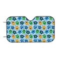 thumbnail image 7 of Haiem Cartoon Monster Car Windshield Sun Shade - Blocks UV Rays Sun Visor Protector, Sunshade to Keep Your Vehicle Cool, Universal Fit SUV Van Sedan-Medium, 7 of 7