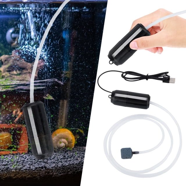 Aquarium Air Portable Oxygen For Tank High Performance Bubbler Stable To Install For Oxygenation