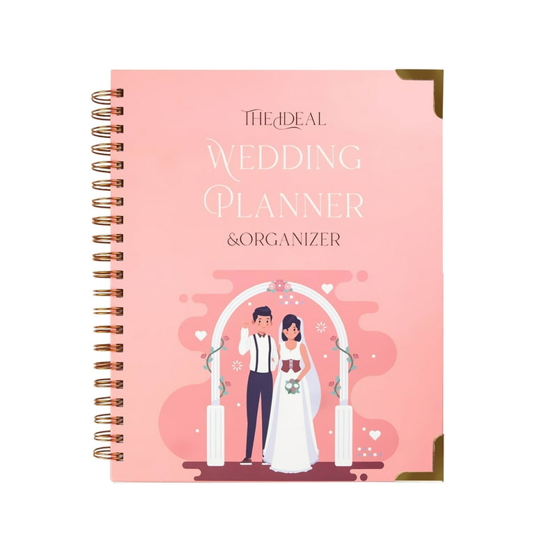 Wedding Planner & Organizer ,Romantic Wedding Planner,Double Adhesive Paper  Note Book 