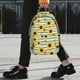 thumbnail image 2 of Disketp Blue White Striped Sunflower A Mochila Escolar de 15 Pulgadas, Mochila Ligera para Estudiantes, Viajes y Trabajo, Cómoda y Resistente para el Uso Diario, 2 of 6