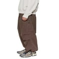 thumbnail image 4 of Men‘s Wild Cargo Pants Combat Tactical Work Multi Pockets Army Military Trousers with Elastic Waist Drawstring, 4 of 6