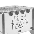 thumbnail image 4 of Parrilla De Barbacoa Desmontable Estufa De Barbacoa Multiusos Para Patios Traseros De Fiesta Al Aire Libre, 4 of 9