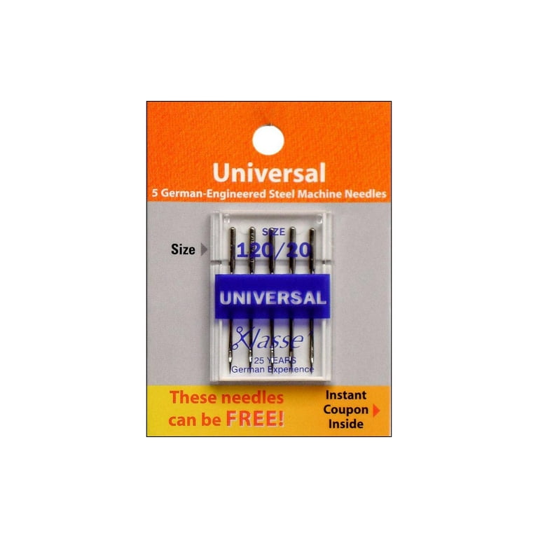 Klasse Universal Sewing Needles 120/20 - 5 pcs - 9317385163475