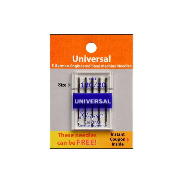 Klasse Mach Needle Universal Sz 1 5pc Walmart Com Walmart Com
