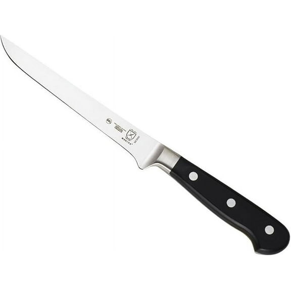 Mercer Culinary Renaissance Steel 6 Inch Flexible Boning Knife, Black