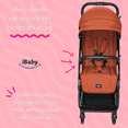 thumbnail image 4 of Carriola Ibaby Viaggio Plegable Tipo Maleta Ligera Compacta marron, 4 of 9