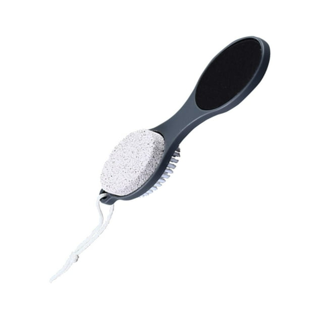 Feet Pedicure Tools Metal File Foot Scrubber Brush Pumice Stone Dead Skin Gray
