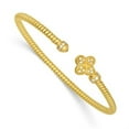 thumbnail image 3 of Auriga Fine Jewelry 18k Yellow Gold Polished Diamond Cuff Bangle for Women, 3 of 6