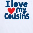 thumbnail image 3 of Instant Message - I Love My Cousins - Toddler And Youth Short Sleeve Graphic T-Shirt, 3 of 6