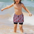 thumbnail image 7 of Cauagu Strawberries Print Swim Trunks for Men,Youth Boys Swim Shorts Compression Liner Beach Shorts Boys' Swimming Shorts 7-20 Years Bathing Suit-Medium, 7 of 7