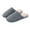 Gray, variant on Fuzzy Slippers for Women Cozy Quilted Comfortable Soft Foam Faux Fur House Shoes Slip On Slippers Anti-slide Winter Footwear for Cold Weather
