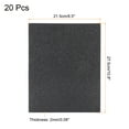 thumbnail image 2 of EVA Foam Sheets Glitter Black 10.8 Inch x 8.5 Inch 2mm Thick Crafts Foam 20Pcs, 2 of 6