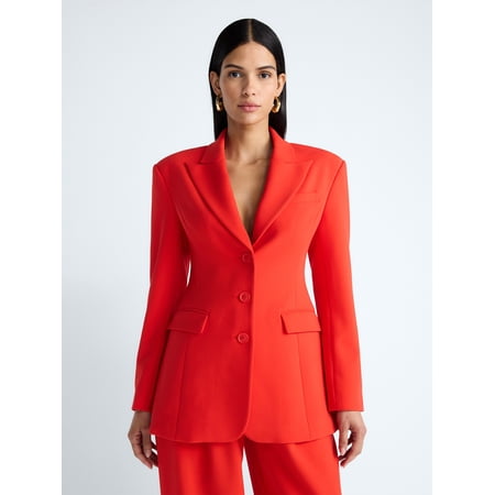Devil Wears Prada Scoop Collection Women's and Women’s Plus Single Breasted Blazer, Sizes XS-4X
