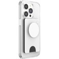 thumbnail image 2 of Cartera de teléfono PopSockets PopWallet blanca y negra para tarjetas, 2 of 6