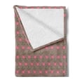 thumbnail image 2 of Vegetable Soft Flannel Fleece Throw Blanket, Hand Drawn Turnip Pattern Horizontally Aligned Root Vegetables, Cozy Plush for Indoor and Outdoor Use, 60" x 80", Warm Taupe Green, by Ambesonne, 2 of 5