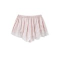 thumbnail image 2 of LMLYSoH Women's Mini Shorts Lace Patchwork Drawstring Elastic Waist Casual Summer Loose Lounge Shorts, 2 of 7