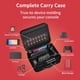 thumbnail image 2 of Estuche de viaje rígido portátil para Nintendo Switch 2 con 18 ranuras para tarjetas de juego, bolsa impermeable con protección total para accesorios de juego, 2 of 9