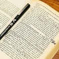 thumbnail image 5 of Pilot V7 Hi-Tecpoint Rollerball Pen - Liquid Ink - Medium 0.7mm Nib - Wallet of 3 - Black, Blue, Red, 5 of 5