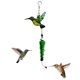thumbnail image 4 of Metal Glass Bird Feeder External Hanging Glass Crafts Water Feeder Hanging Bird Feeder Ornaments A, 4 of 5