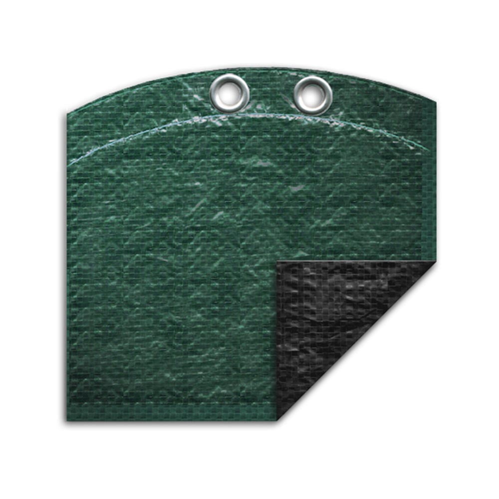 Pool Mate 10 Year Heavy-Duty Green Round Winter Pool Cover, 21 ft. Pool