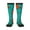 2 Black-1, variant on Colorful Crab print thigh-high socks, crafted for both men and women with a stretchy, high-opaque design perfect for daily wear