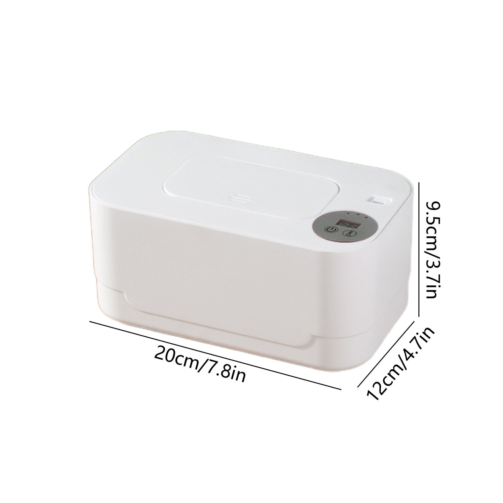 Wipes Warmer, Portable USB Charging Heater, Large Capacity for 120 Wipes, PP Material, 24h Intelligent Constant Temperature 55-65℃, for Home Car Travel
