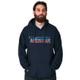 thumbnail image 4 of Ameritude American Attitude Funny Unisex Plus Fleece Graphic Sweatshirt Brisco Brands 4X, 4 of 6