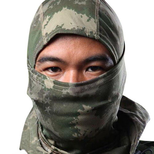 Army Military Tactical Camo Hunting Balaclava Face Mask Airsoft Sniper Hat Cover 