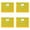AA1_4pc Yellow 12.99x9.84in, variant on WUXIAB Safe Document Holder,Smooth Finish Pouch,Easy Carry Pouch,Plastic Expandable File Organizer A4 Horizontal Orange 2-Pack,Transparent Document Holder with Snap Closure,for Receipts/Paper/Bills