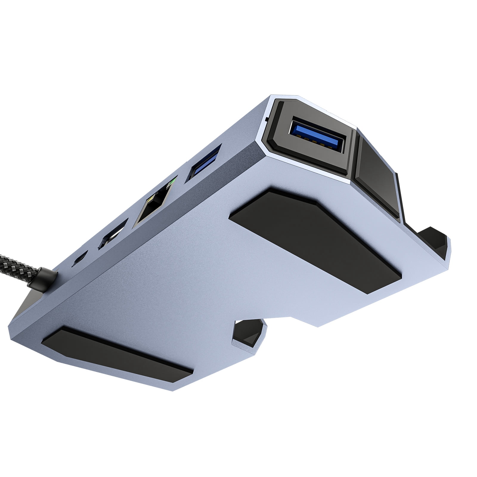 6 in 1 Hubs Docking Station for SteamDeck Featuring USB A USB C 4K HDMI2.0 and Stable Ethernet Connection