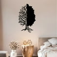 thumbnail image 3 of Tree Silhouette Wall Art Decor Metal Hanging Garden Sculpture Home Decoration Artwork Wall Sticker Courtyard Lawn Ornament, 3 of 5