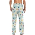 thumbnail image 2 of Top-kevin Colorful Cute Koala With Plants Scandinavian Pajama Pants For Men with Pockets Soft Men Nightwear for Spring Xmas Gifts, 2 of 13
