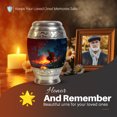 thumbnail image 4 of Yatskia Night Campfire Mini Funeral Keepsake Urn for Ashes Adult Mother and Father, Small Cremation Burial Urns for Human Ashes Adult Female, (Monar Pack of 1, 3 Inch), 4 of 8