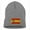 Heather Grey, variant on Top Headwear Espana Spain Beanie - Men's Womens Long Winter Cuff Beanie Cap, Black