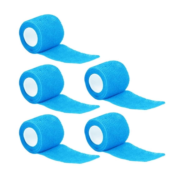 YIGSECU 5 Pcs Self-Adherent Tape Elastic Cohesive Bandage Non-Woven Bandage First Aids Tape for Sports Wrist Ankle Fitness